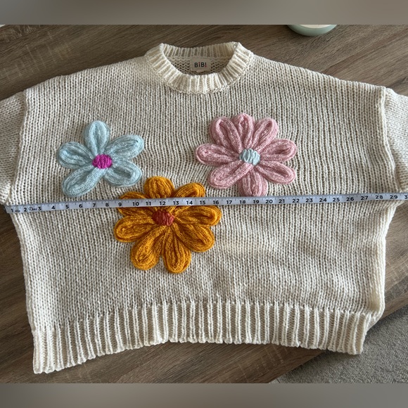 BIBI floral sweater oversized - Picture 4 of 4